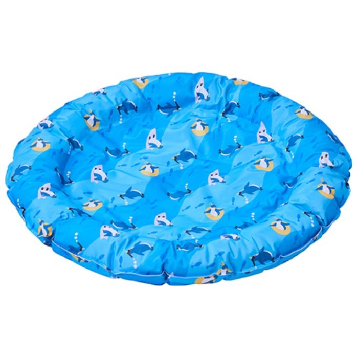 ペティオ 犬猫用ベッド　ひんやり　ラウンド　ジェルベッド　　ペンギン 1枚