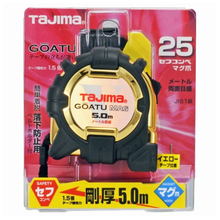 タジマ 剛厚セフコンベ　G3ゴールドロックマグツメ25　5.0m GASFG3GLM25-50BL