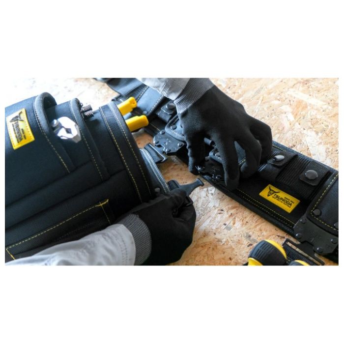 TSUNODA LOCX　着脱式腰袋2段　バックル付 LX-PO2Bの説明画像6