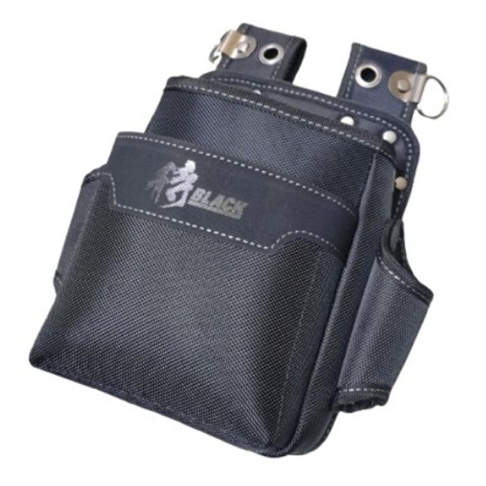 侍BLACK 電工腰袋2段 SRBX-N11