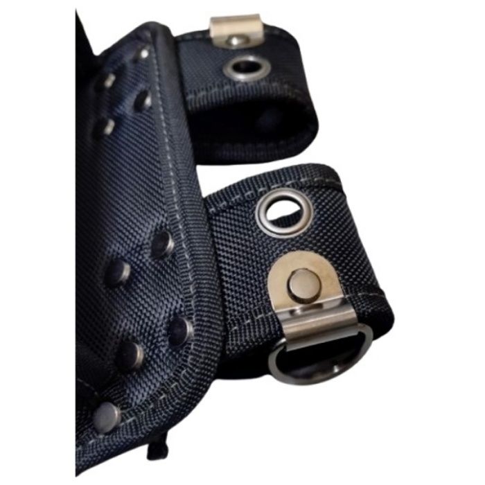 侍BLACK 電工腰袋3段 SRBX-N12の説明画像3