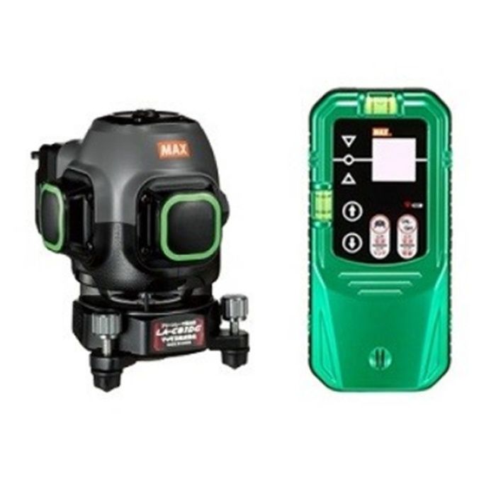 MAX グリーンレーザ墨出器+受光器セット LA-C81DG-D