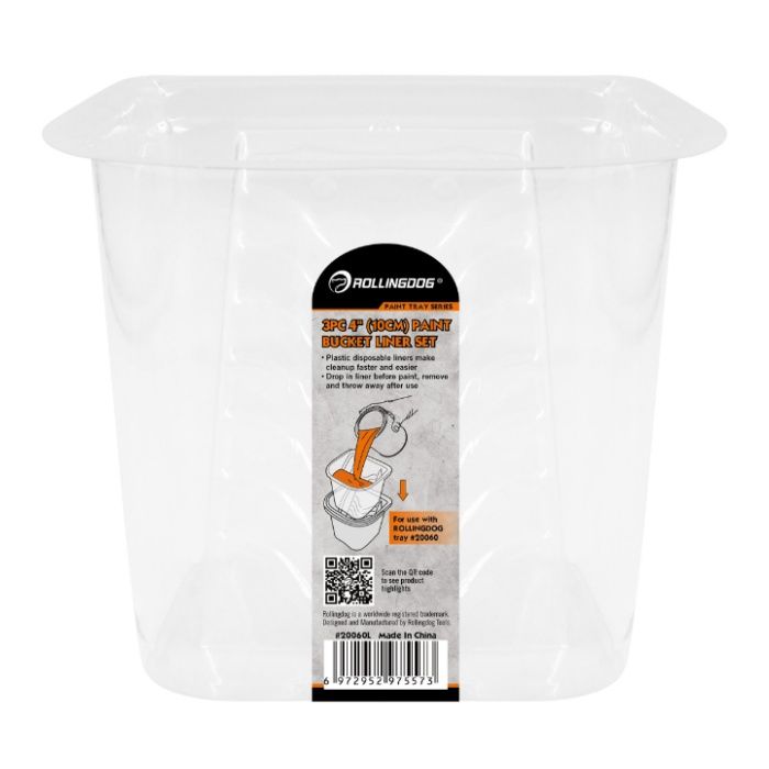 ROLLINGDOG 4インチペイントバケツライナー3Pセット 20060L