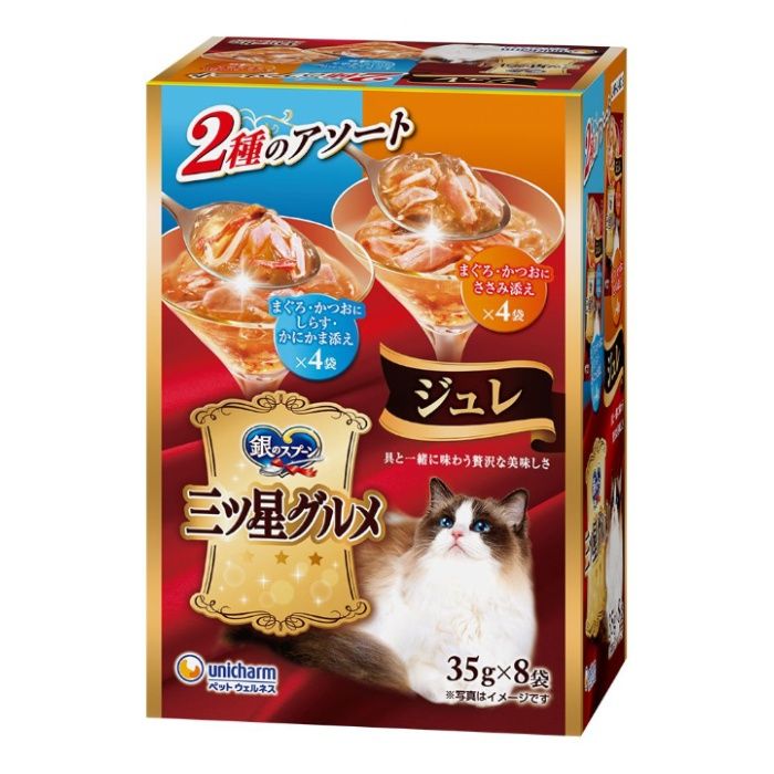 三ツ星PジュレMかつおしらすかにささみ 35g×8