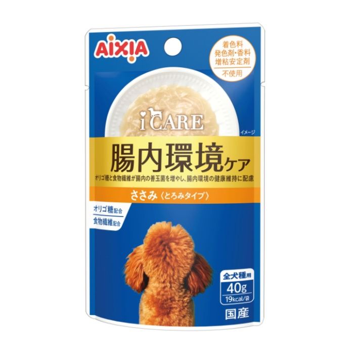 ICAREドッグ腸内環境ケアささみとろみ 40g
