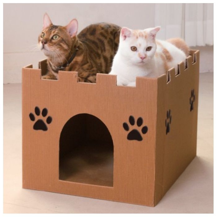 湯浅バイオ キャットハウス　キャッスル 39.5×52×34の説明画像4