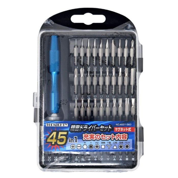 トップマイティ 精密ドライバーセット 45in1