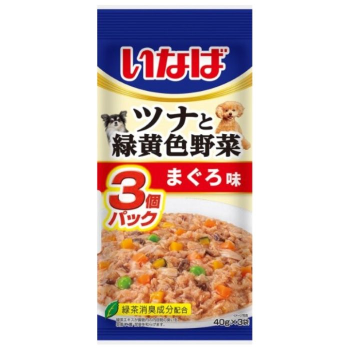 いなばペット ツナと緑黄色野菜　まぐろ味 60gx3