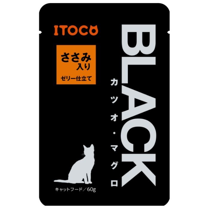 イトウ 猫の時間 BLACK カツオマグロ ささみ入り 60g