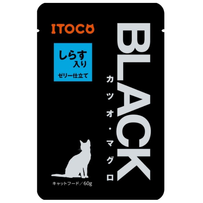 イトウ 猫の時間 BLACK カツオマグロ シラス入り 60g
