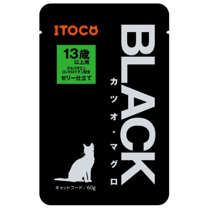 イトウ 猫の時間 BLACK カツオマグロ 13歳以上 60g