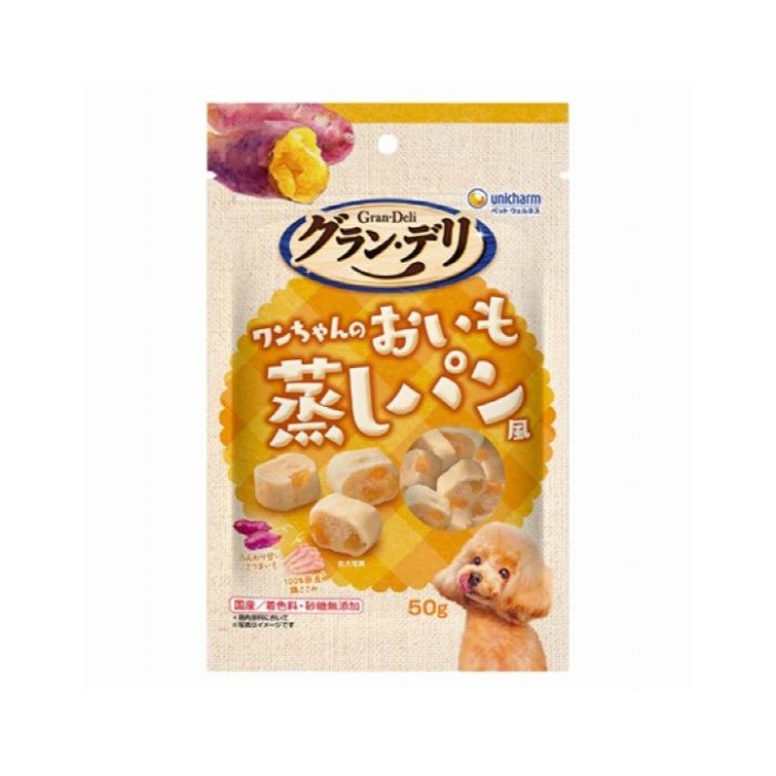 ユニ・チャーム グランデリ ワンちゃんのおいも蒸しパン風 50g