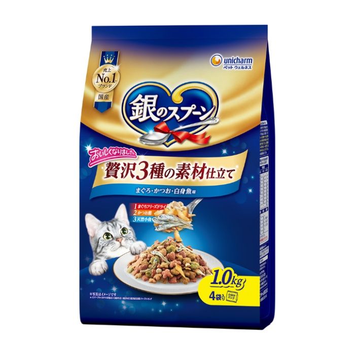 銀スプ贅沢バラエティ小魚かつおまぐろFD 1.0kg