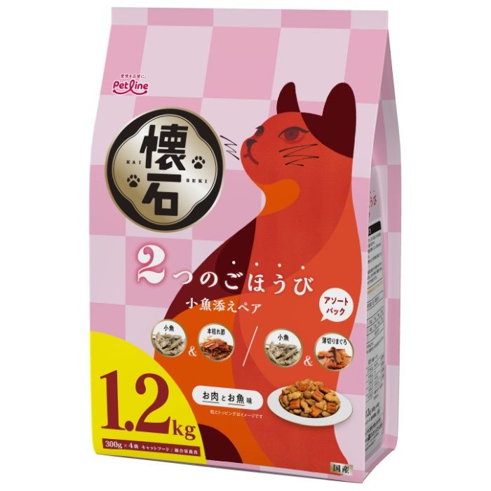 懐石2つのごほうび小魚添えペア 1.2kg