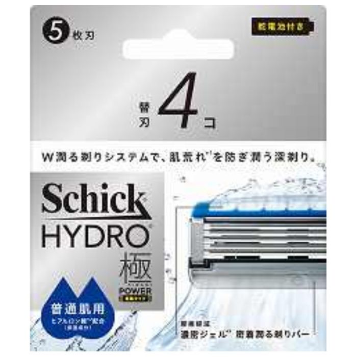シック ハイドロ極パワー 普通肌用 替刃4個