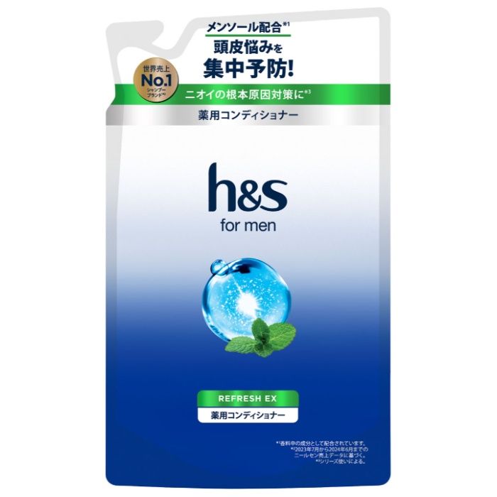 P&G h&s for men リフレッシュEX コンディショナー 詰替 300g