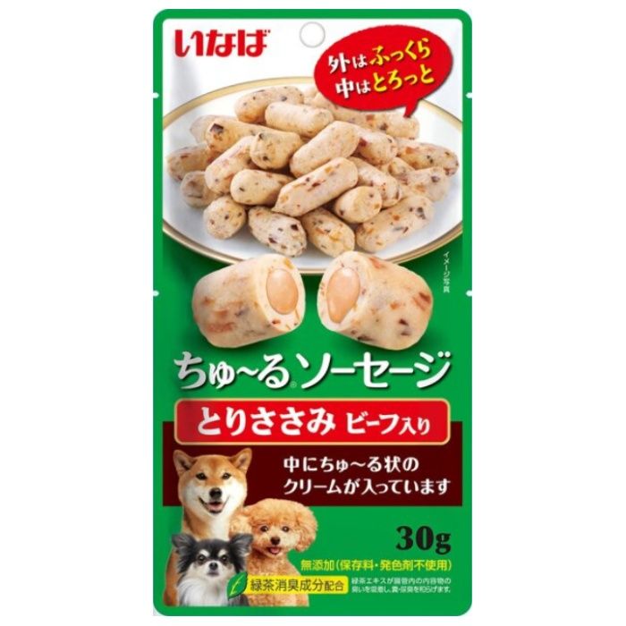 ちゅーるソーセージ とりささみビーフ入り 30g
