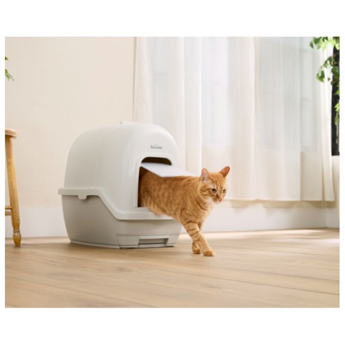 アイリスオーヤマ ラクリーン　炭脱臭ファン付き猫トイレ DFT-52の説明画像5
