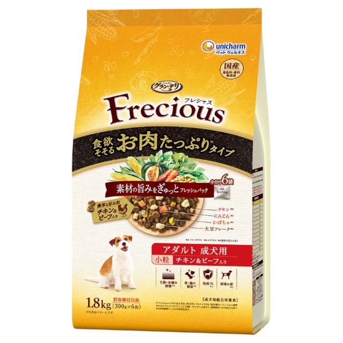 フレシャスアダルトお肉チキン&ビーフ 1.8kg