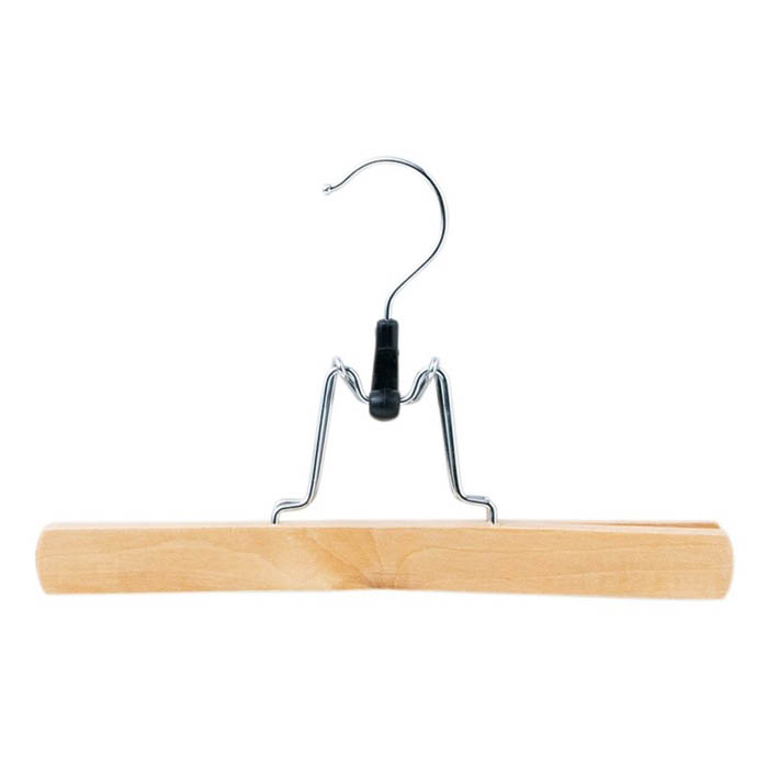 林イマニティ 木製ズボン吊りハンガー 25cm