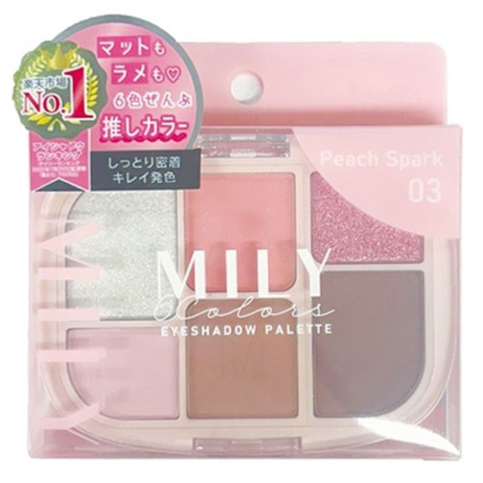ピコモンテ・ジャパン MILY 6色アイシャドウパレット 03ピーチスパーク