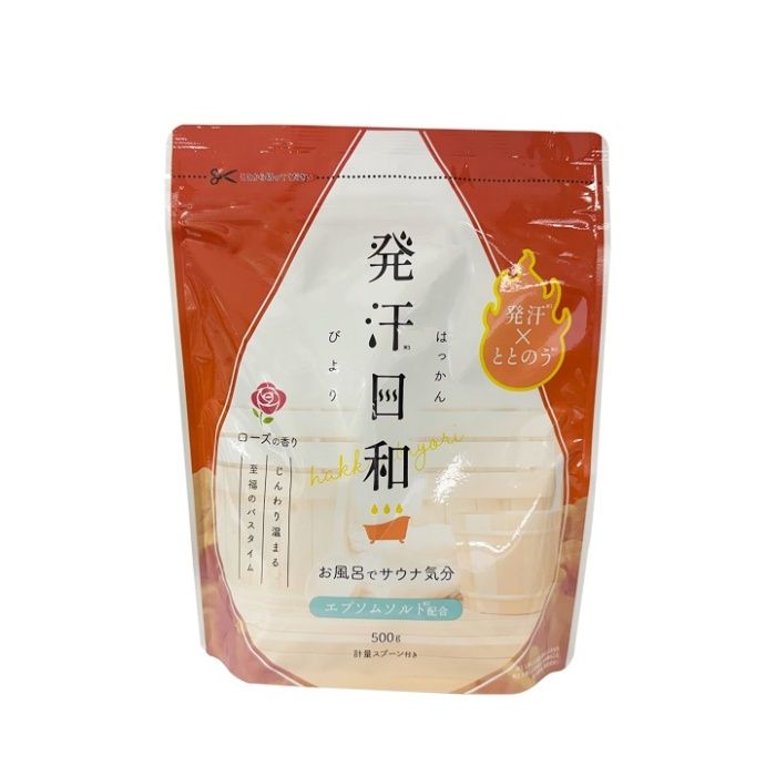 ピコモンテ・ジャパン エプソムソルト入浴剤 発汗日和 ローズの香り 500g