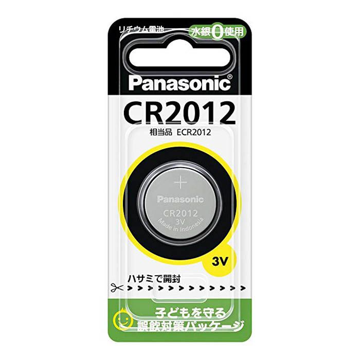 Panasonic (パナソニック) コイン形リチウム電池 CR2012