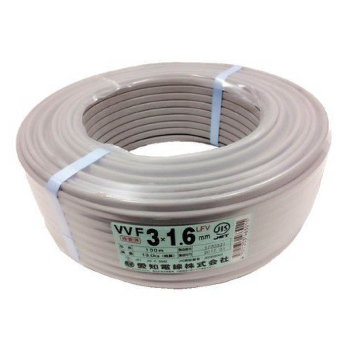 愛知電線 VVFケーブル VA1.6-3-100