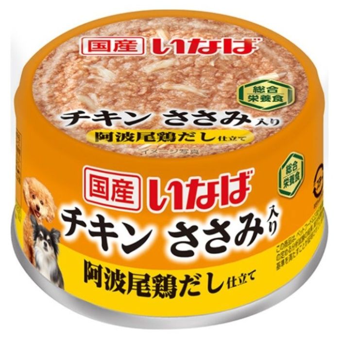 いなばペット 国産いなば　チキンささみ入り阿波尾鶏だし仕立て 85g