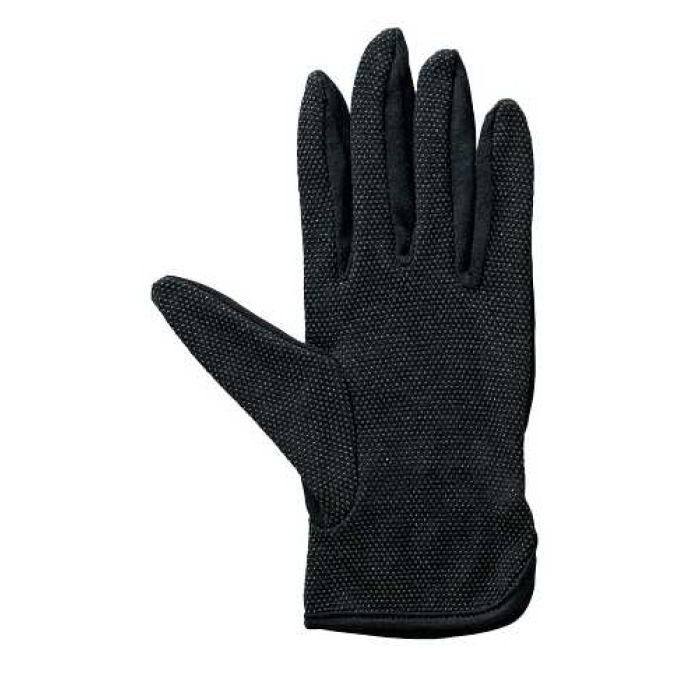 純綿黒スベリ止手袋5双組　M A148-5　5双組