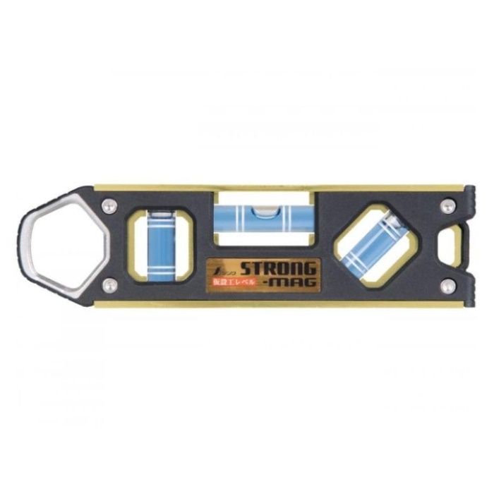 シンワ測定 仮設工レベルSTRONG 150mmゴールド