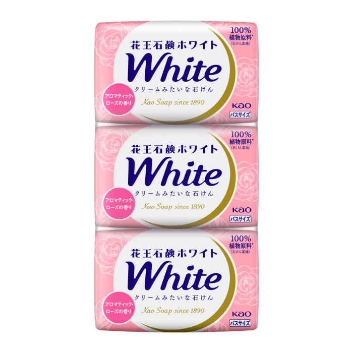 花王 ホワイト　アロマティックローズの香り　バスサイズ　3コパック 390g