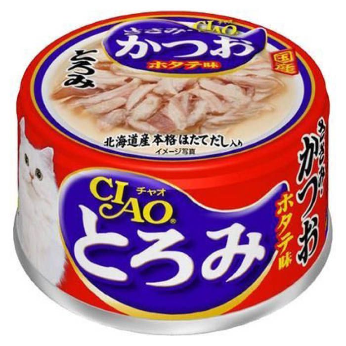 いなば とろみ缶笹身・鰹・帆立味 80g