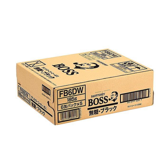 サントリーフーズ ボス ブラック 185g×6缶パック ケース(30缶入り)の説明画像3