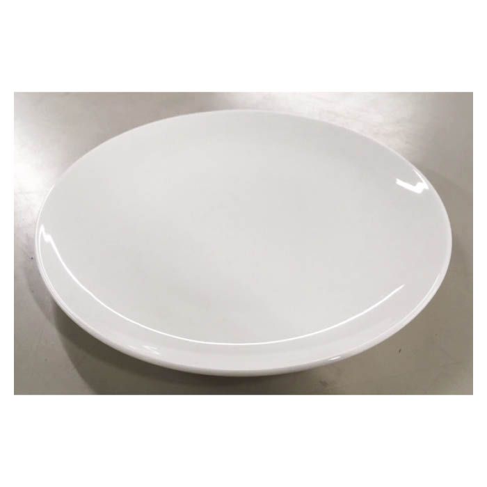 白い食器　丸皿 WH800　20.5cm
