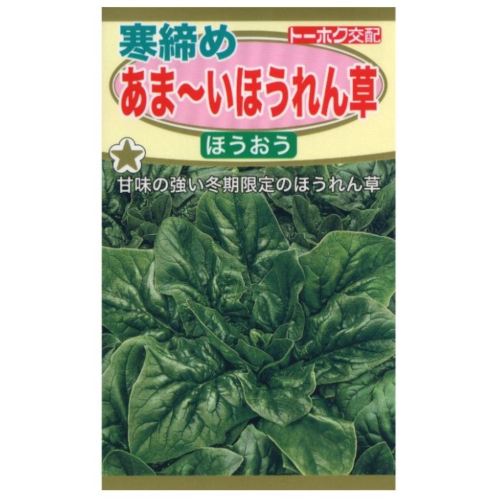 ホウレンソウ 寒締め あまーいほうれん草 ほうおう