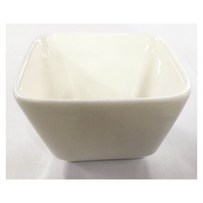白い食器　正角鉢 WH163 7.5cm×7.5cm×H5cm