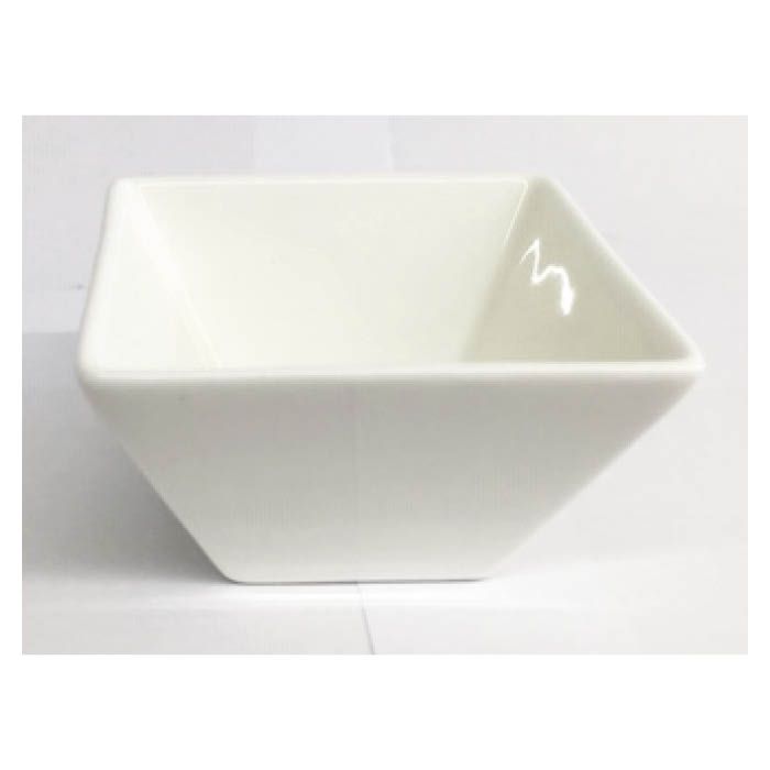 白い食器　正角鉢 WH170 8.5cm×8.5cm×H5cm