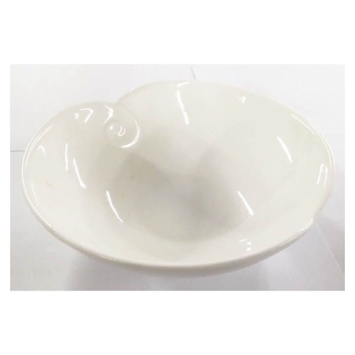 白い食器　花型小鉢 WH378 14cm×H4.5cm