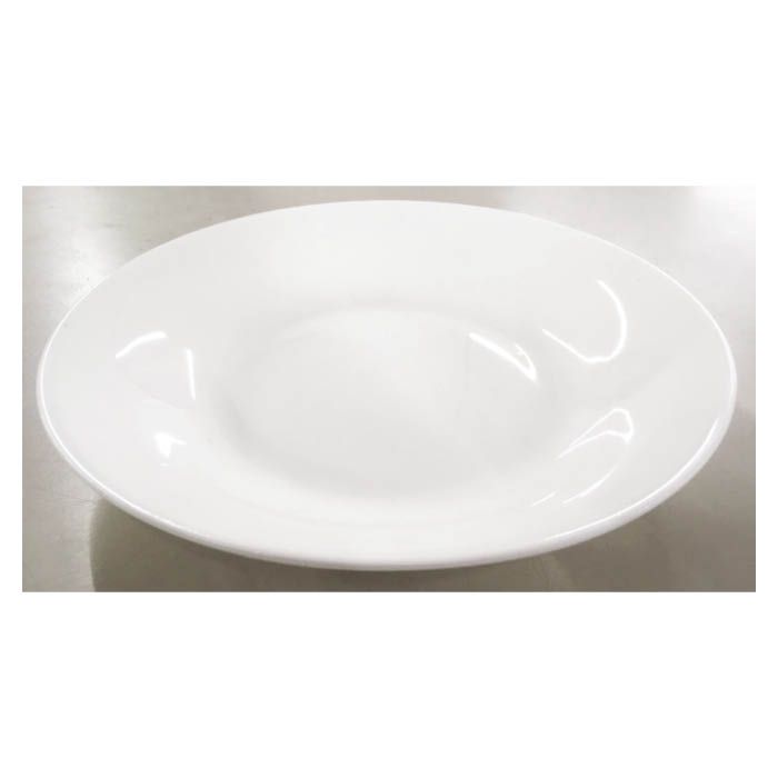 白い食器　スープ皿 WH309 20cm×H3.5cm