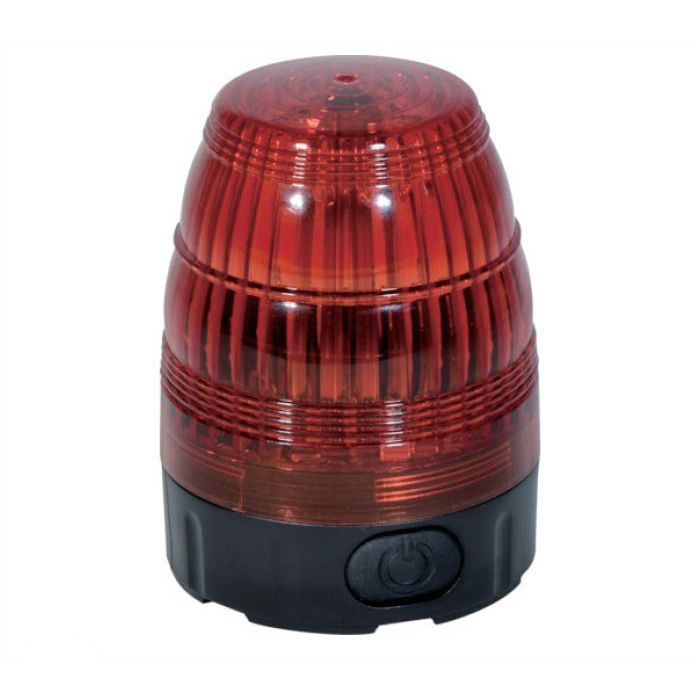 電池式小型LED回転灯　LEDフラッシャー75　赤