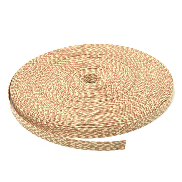 紺屋商事 手芸用クラフトバンド 77/5 Mサーモンアイボリー 約50m巻