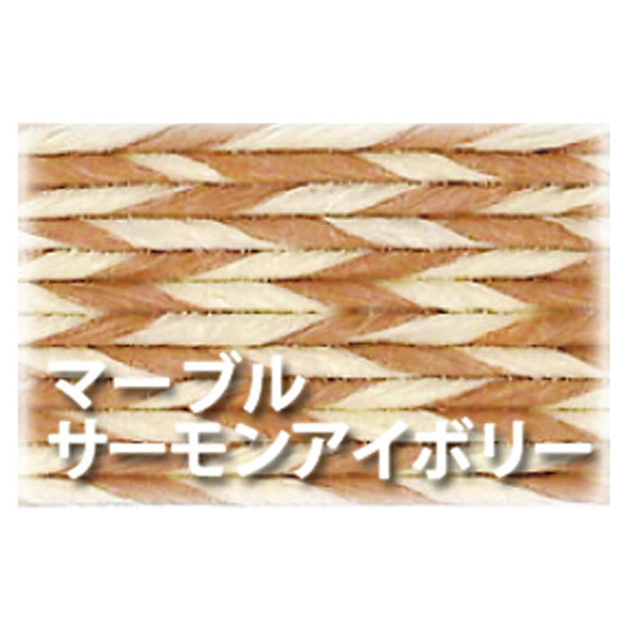 紺屋商事 手芸用クラフトバンド 77/5 Mサーモンアイボリー 約50m巻の説明画像2