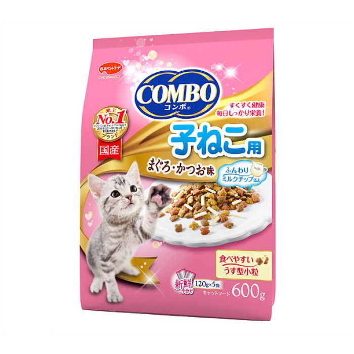 日本ペットフード コンボ　キャット　子ねこ用　ミルクチップ添え 600g