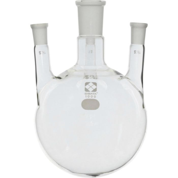 SIBATA 共通摺合四口丸底フラスコ 29/42 1000mL(Tcode:1073353)