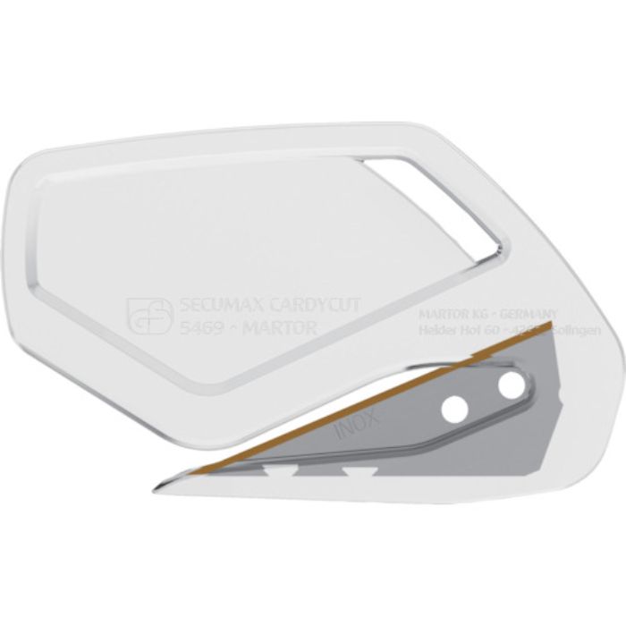 martor シートカッター SECUMAX CARDYCUT 透明(10枚入り)(Tcode:2071806)