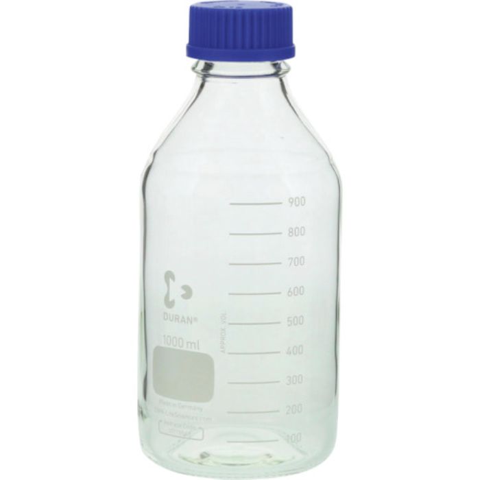 SIBATA 耐熱ねじ口びん 青キャップ付 1000mL (Tcode:1073355)
