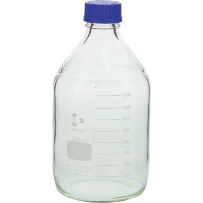 SIBATA 耐熱ねじ口びん 青キャップ付 2000mL(Tcode:1623747)