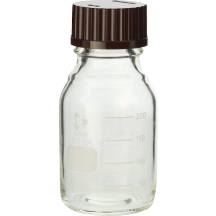 SIBATA 耐熱ねじ口びん 赤キャップ付 250mL (Tcode:1065466)