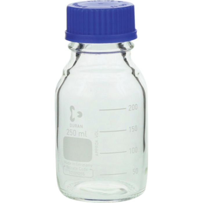 SIBATA 耐熱ねじ口びん 青キャップ付 250mL (Tcode:1071750)
